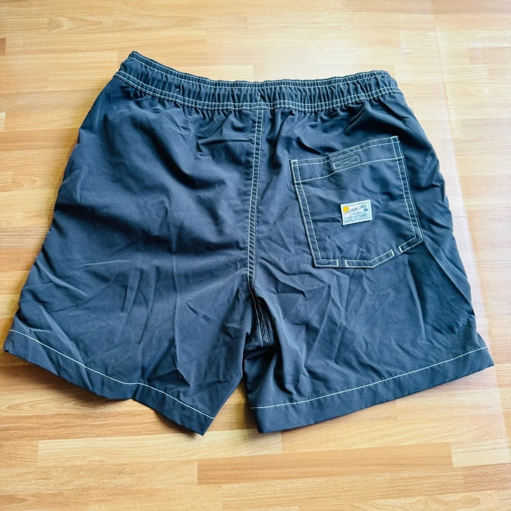 American Eagle men's black swim trunks size xs